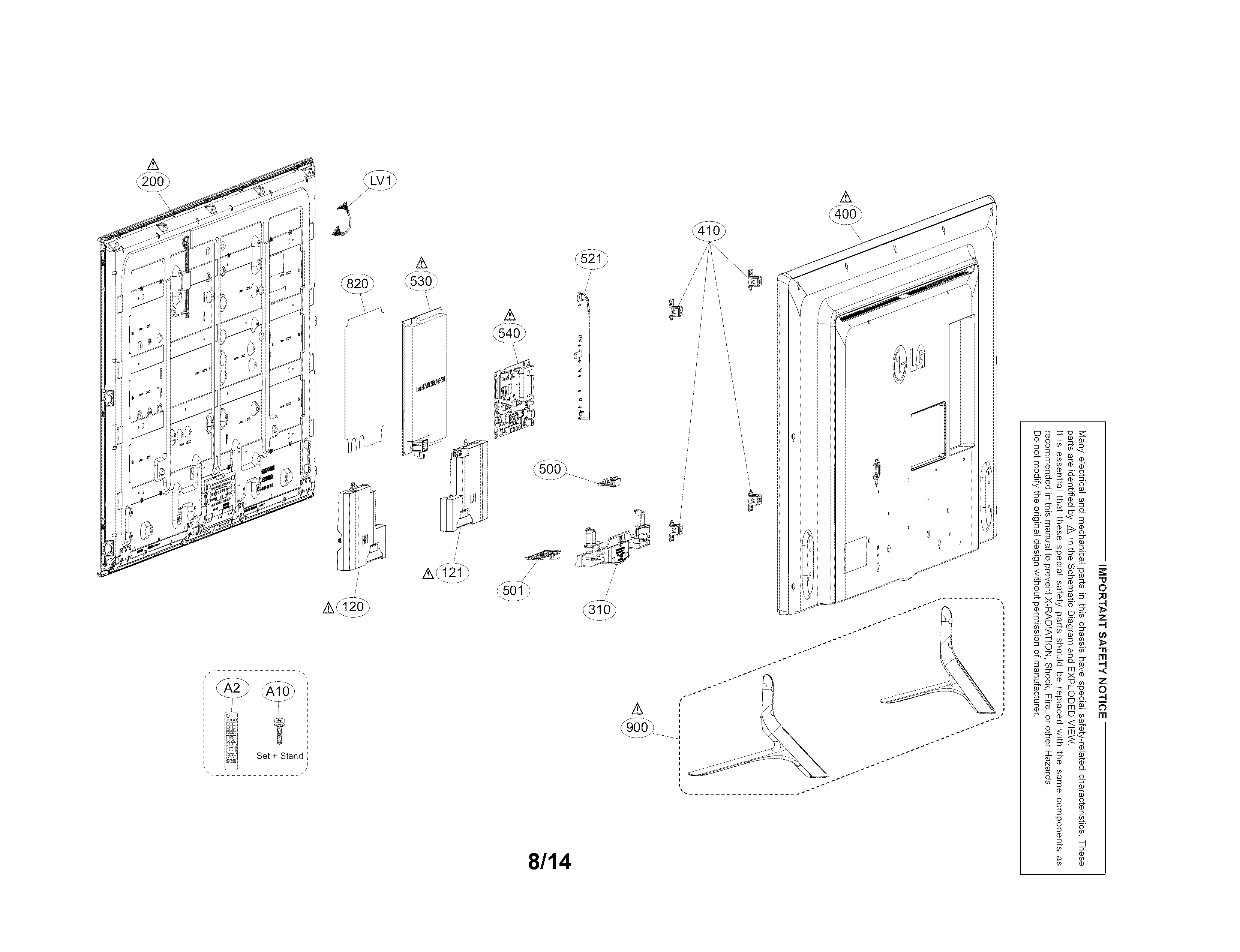 Exploded view part