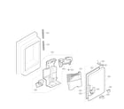 Kenmore 79573052410 ice maker parts diagram