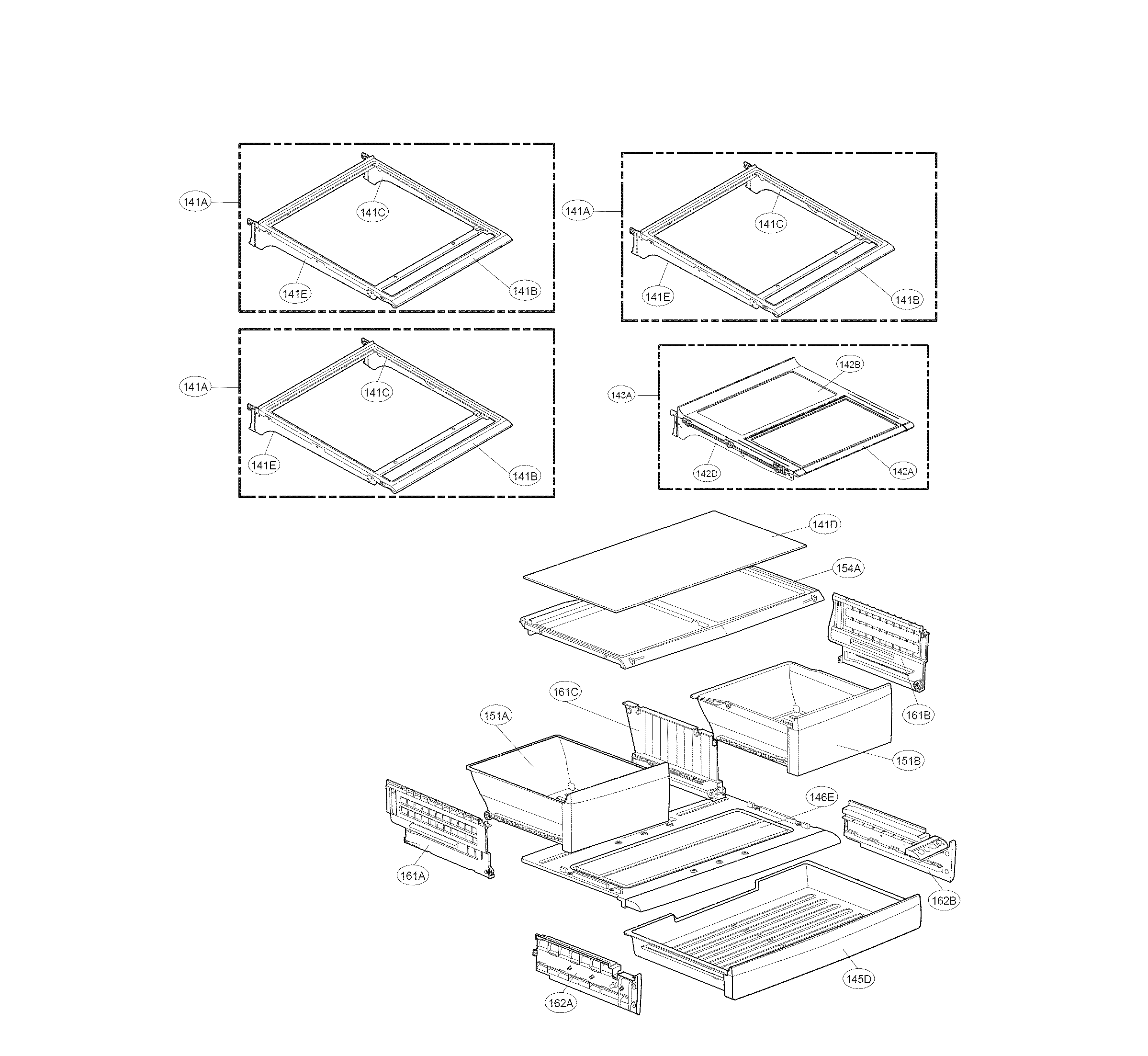 Refrigerator parts