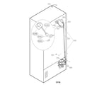 Kenmore 79573063410 valve and water tube parts diagram