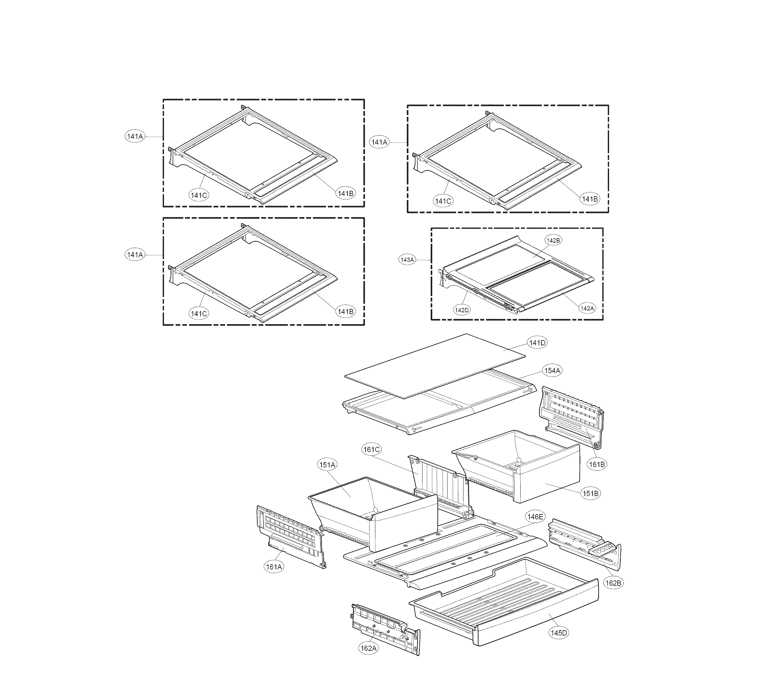 Refrigerator parts