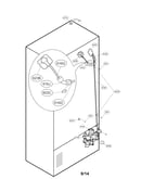 Valve and water tube parts