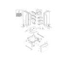 Kenmore Elite 79572059113 door parts diagram