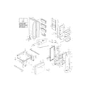 Kenmore Elite 79572063317 door parts diagram
