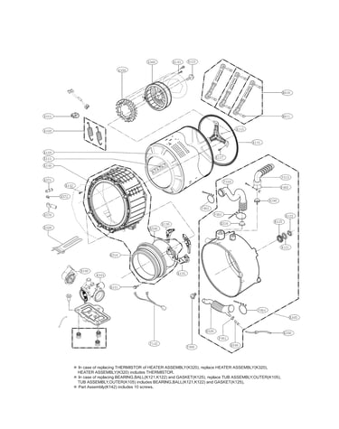 Drum and tub parts