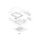 Kenmore Elite 79671412410 control panel parts diagram