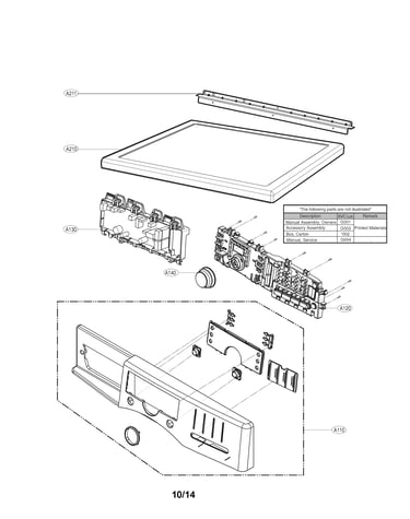Control panel parts
