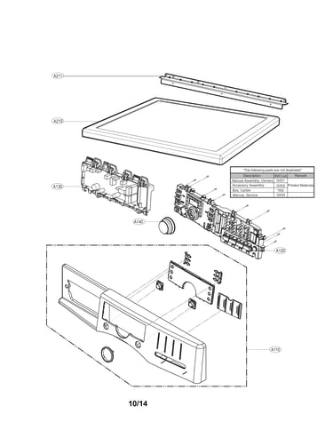 Control panel parts