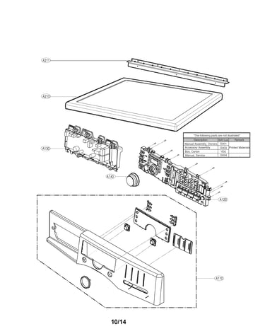 Control panel parts