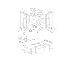 Kenmore Elite 79573133410 door parts diagram