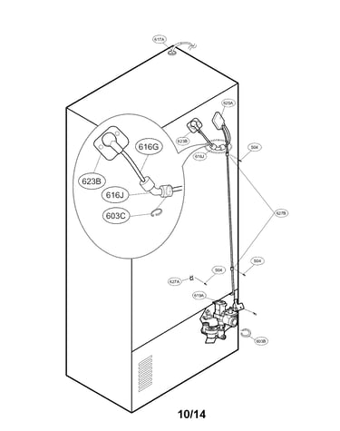 Value and water tube parts