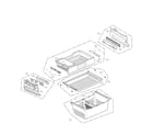 Kenmore Elite 79574032410 freezer parts diagram