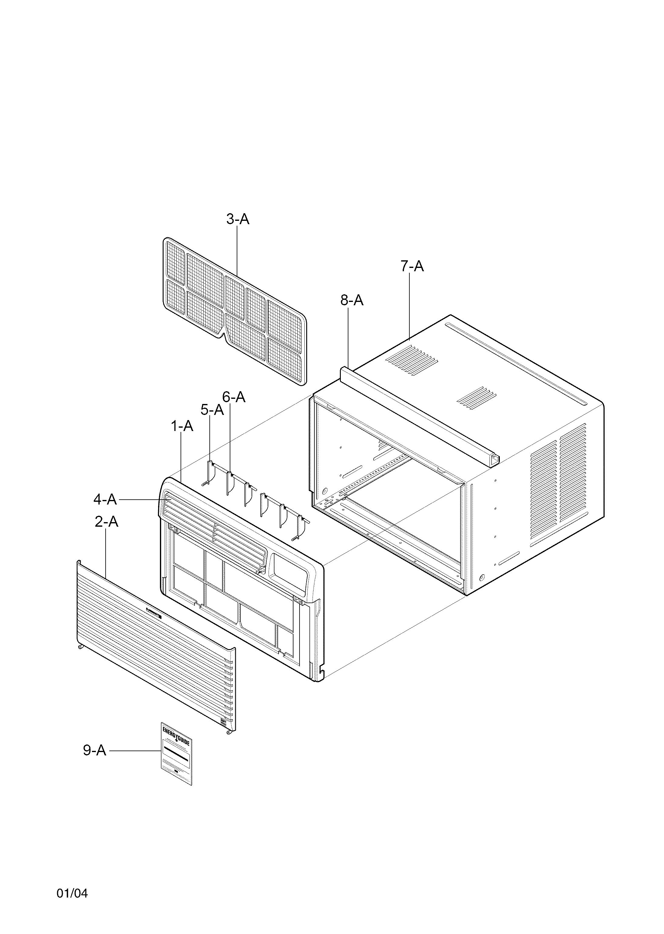 CABINET AND GRILLE PARTS