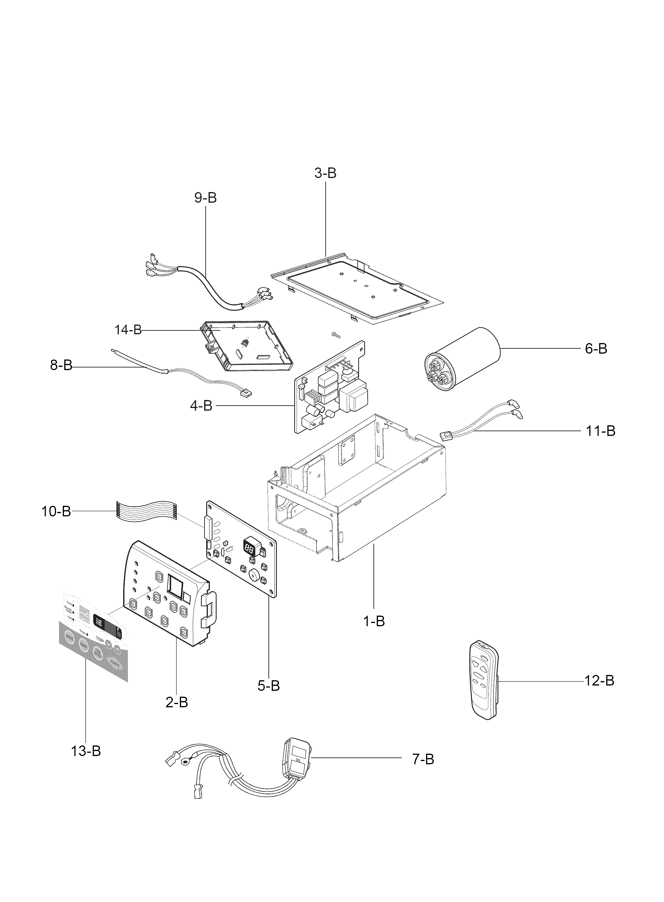 Control box parts