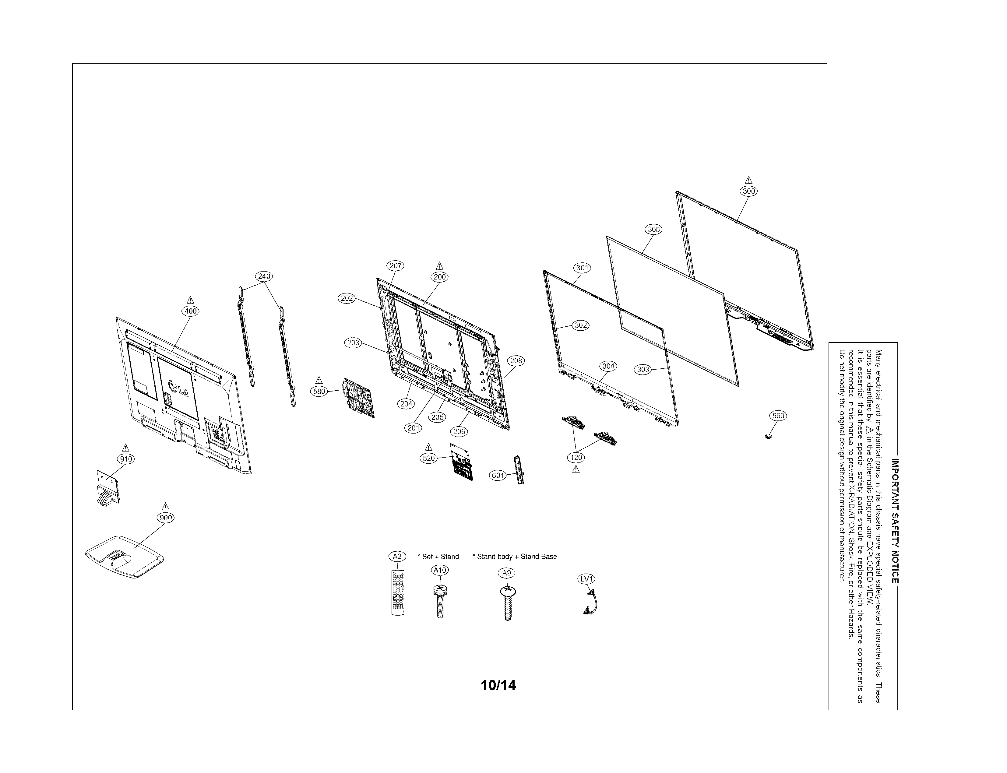 Exploded view parts