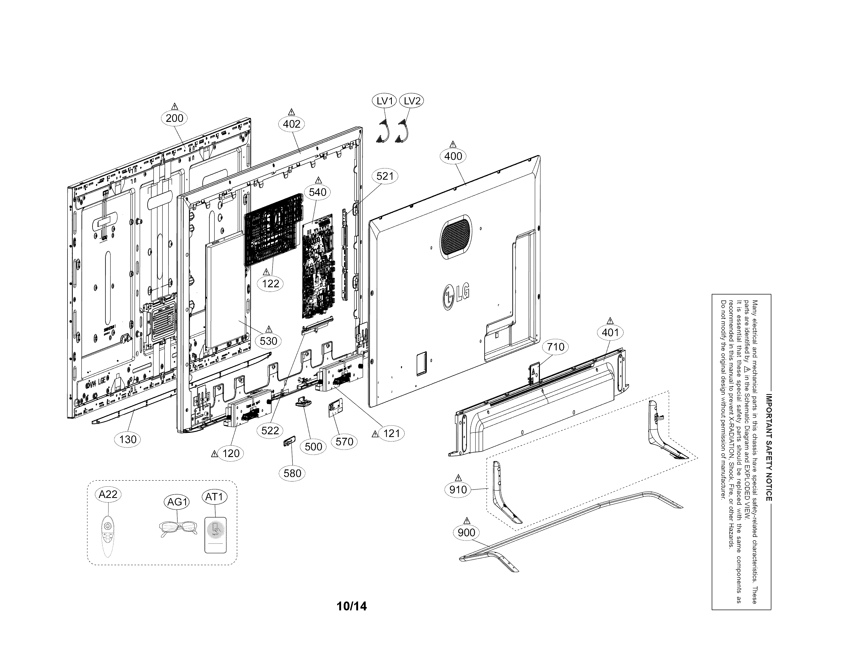 Exploded view parts