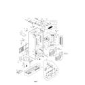 LG LFXS30726S/00 case parts diagram