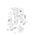 LG LFXC24726S/00 case parts diagram
