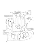 Cabinet and door parts