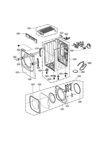 Cabinet and door parts