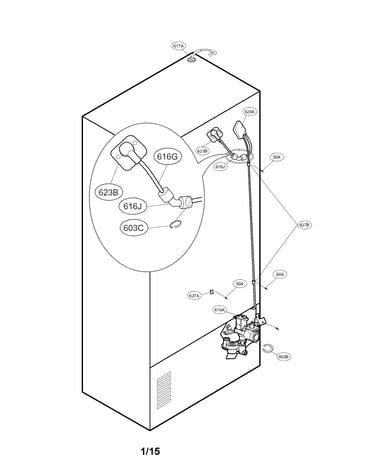 Water and tube parts