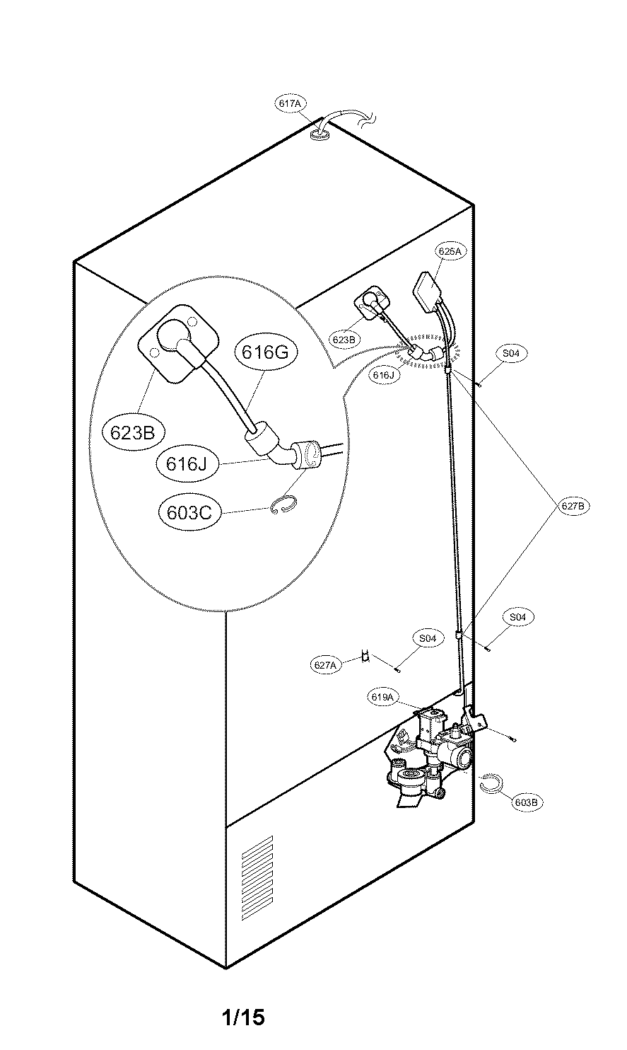 WATER AND TUBE PARTS