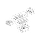 Kenmore Elite 79574053410 freezer parts diagram