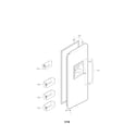 Kenmore 79551812410 freezer door parts diagram
