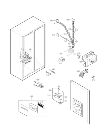 Ice and water parts