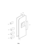 Freezer door parts