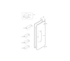 Kenmore 79551819410 refrigerator door parts diagram