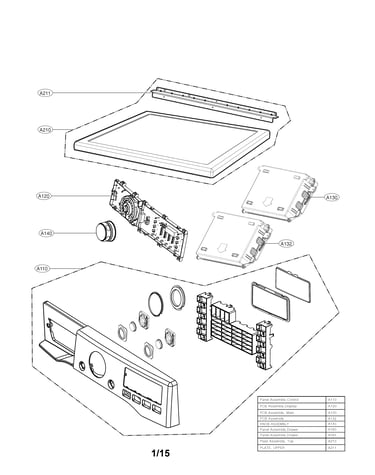 Control panel parts