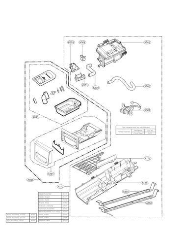 Panel drawer parts