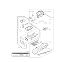 LG DLEX3370R/00 panel drawer parts diagram