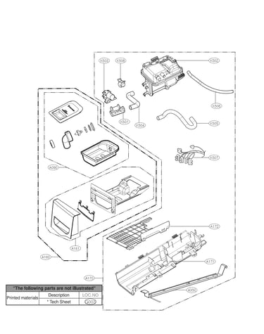Panel drawer parts