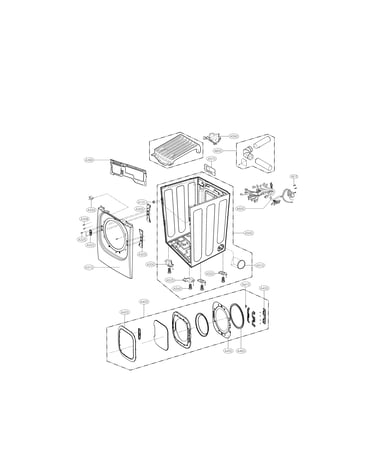 Cabinet and door parts