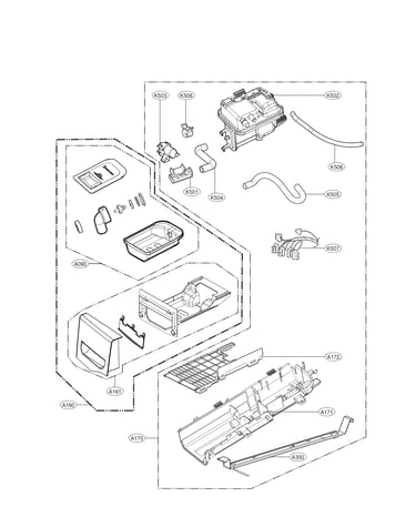 Panel drawer parts