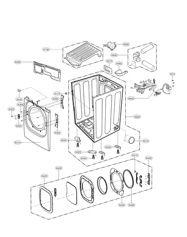 Cabinet and door parts