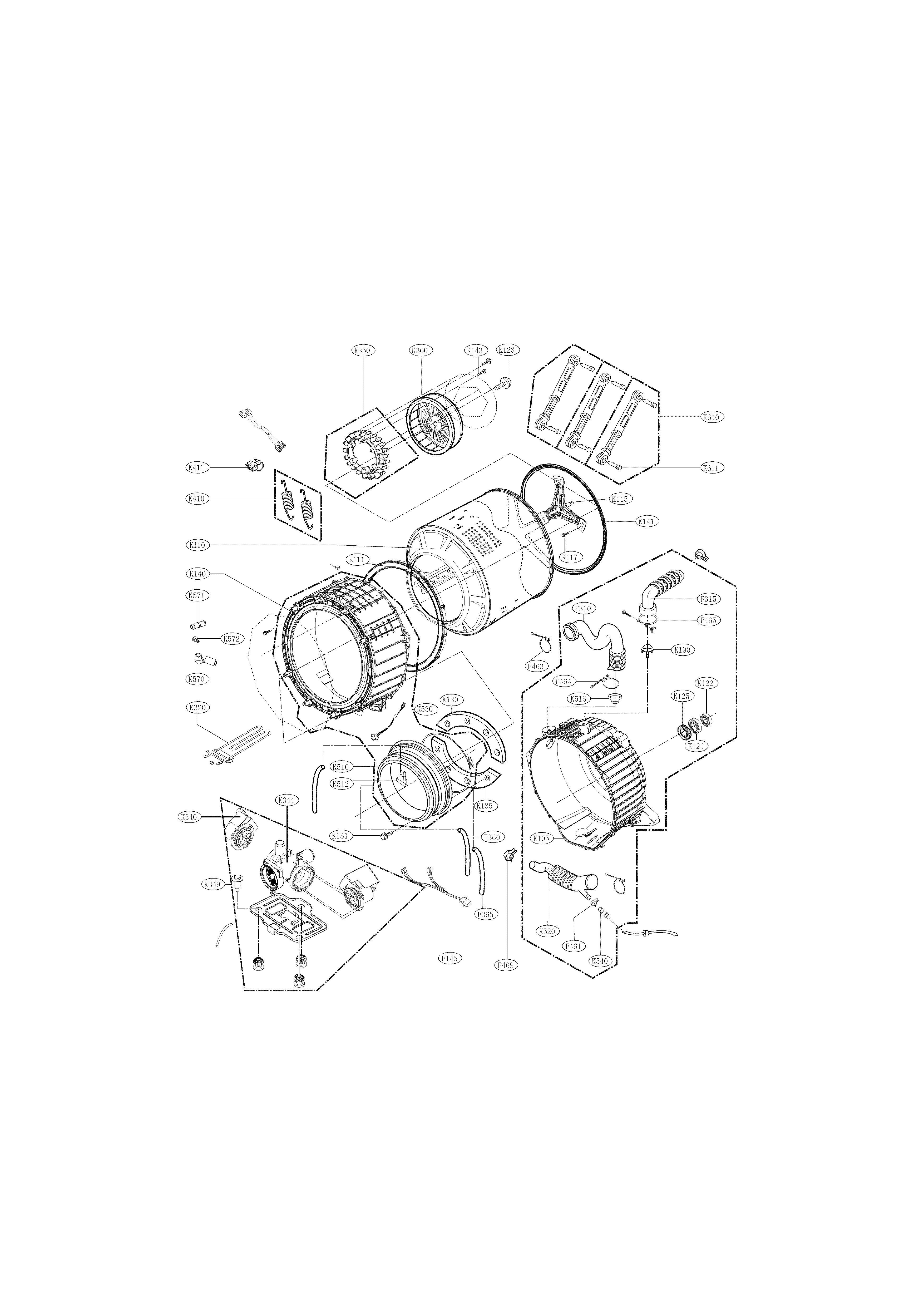 Drum and tub parts