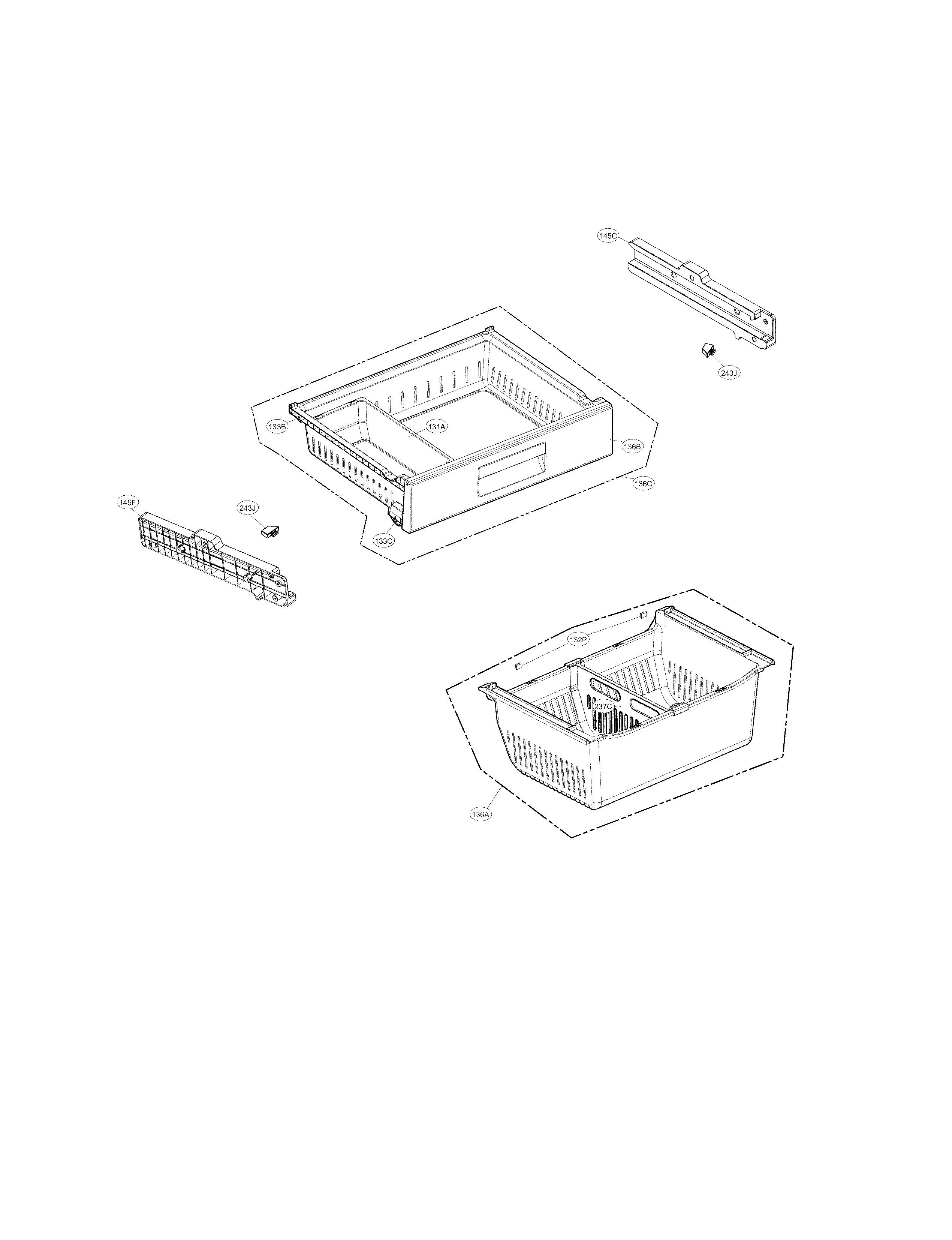 Freezer parts