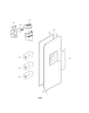 Freezer door parts
