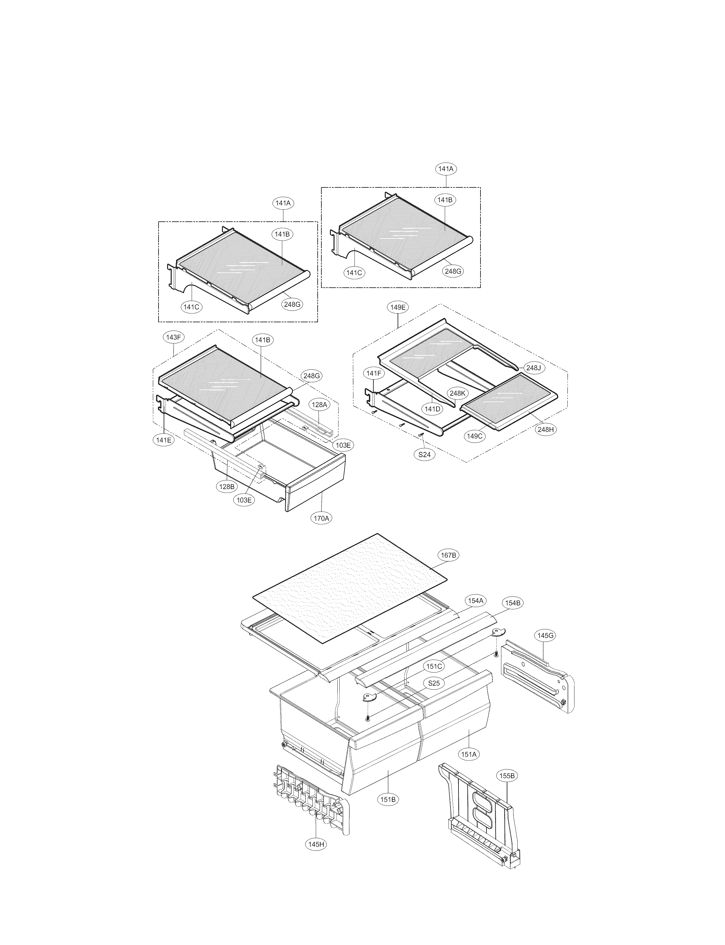 Refrigerator parts