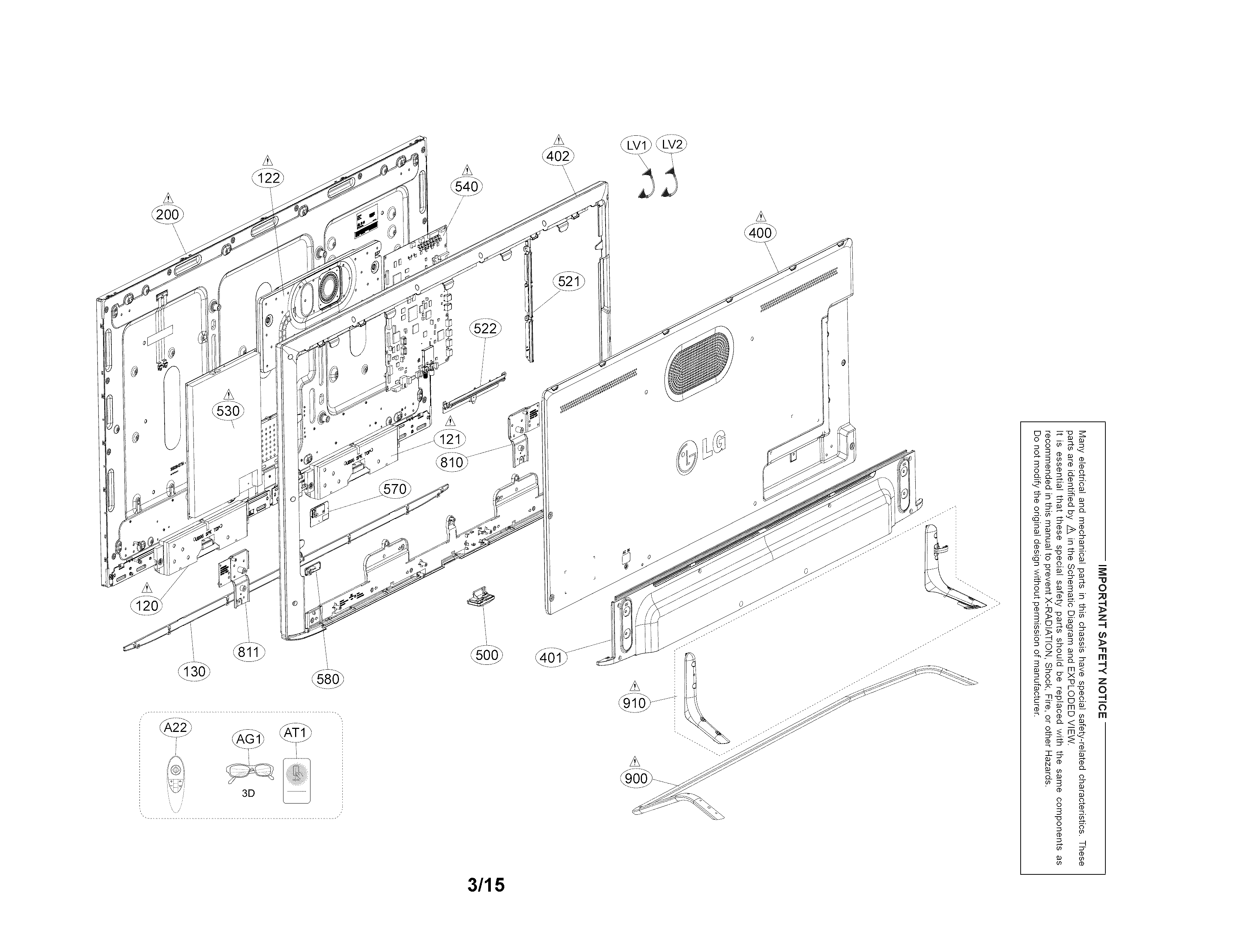 Exploded view parts