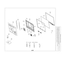 LG 60PB6600 exploded view parts diagram