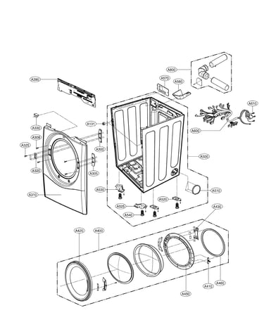 Cabinet and door parts