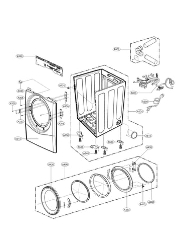 Cabinet and door parts