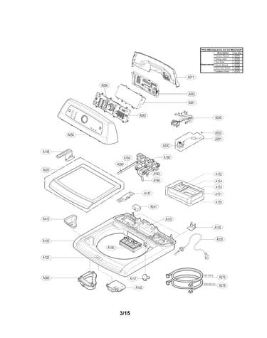 Top cover parts