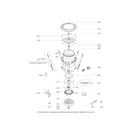 Kenmore Elite 79629272001 tub assembly part diagram
