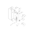 LG LSXS22423B/00 freezer compartment parts diagram