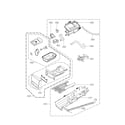 LG DLEX3250W panel drawer & guide parts diagram